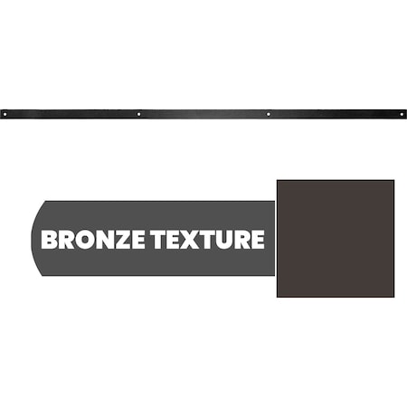 Ekena Millwork Exterior Dummy Rollers Series 6' Track, Bronze Texture GB6004ET6BZ